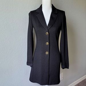 St John Knits Caviar Topper